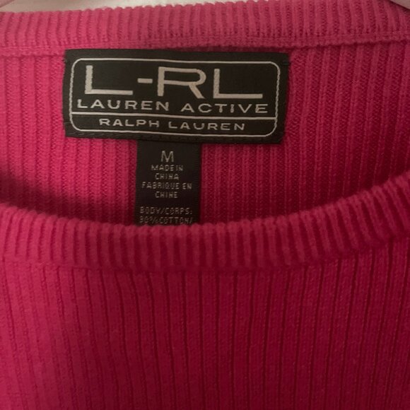 Ralph Lauren Pink Cotton Sweater - Picture 5 of 6